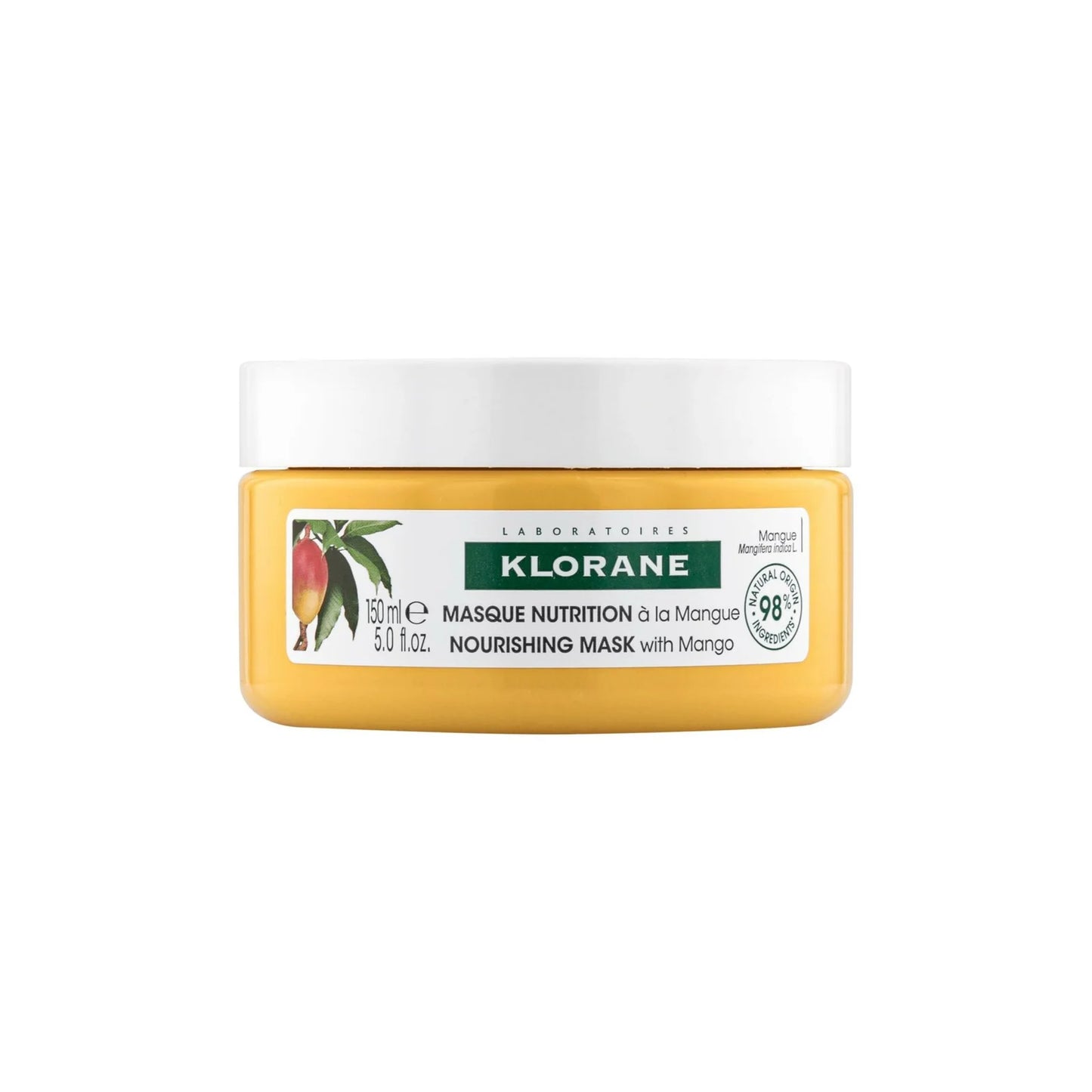 Klorane Masque Réparateur Nutritif Mangue – Soin Intensif Cheveux Secs