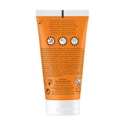 Avène Cleanance Solaire SPF 50+ 50ml – Haute Protection Peaux Grasses