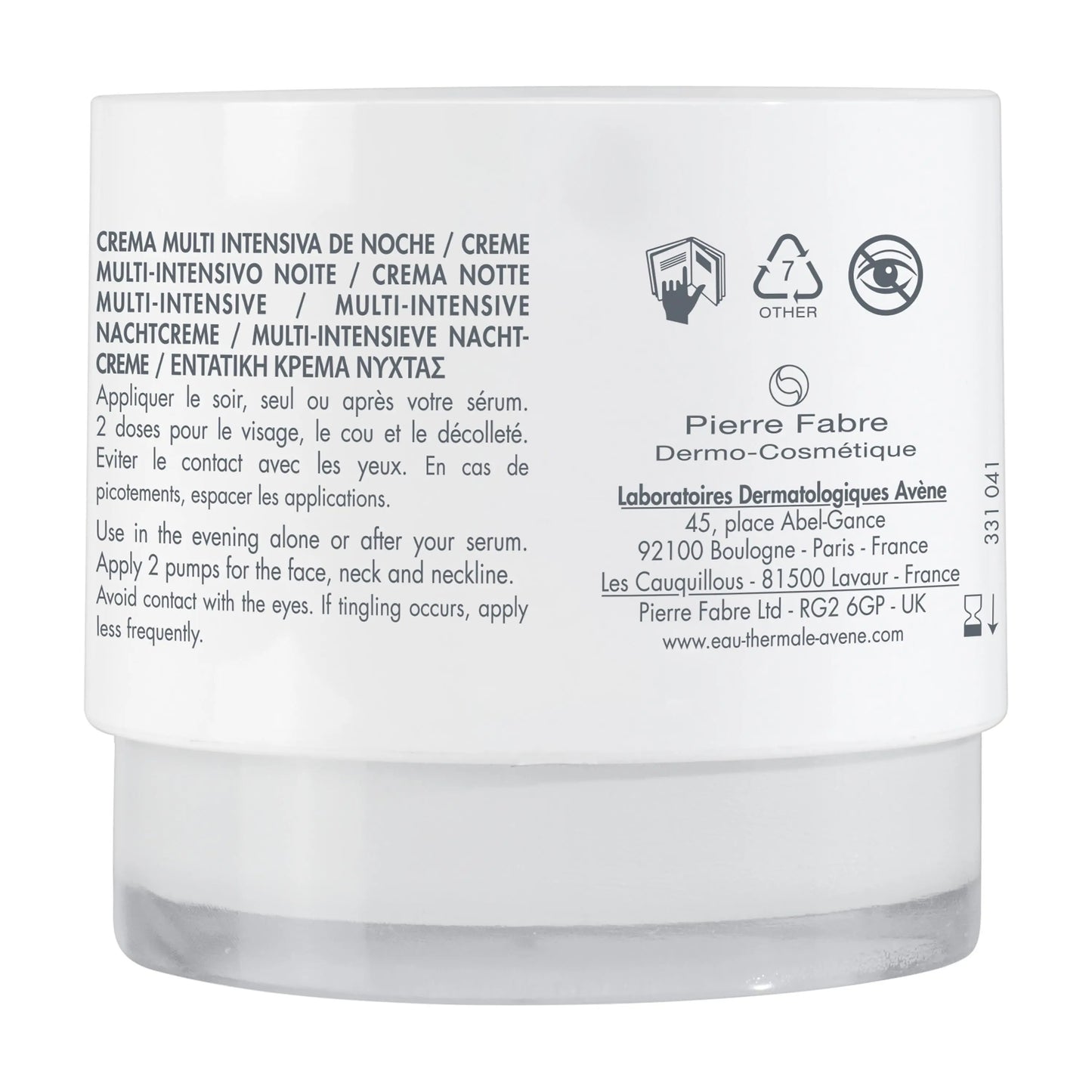 Avène Hyaluron Nuit 40ml – Régénérante & Anti-âge