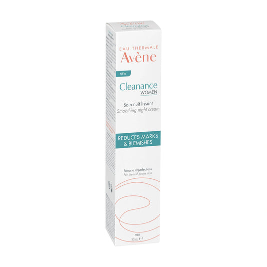 Avène Cleanance Women Soin de Nuit 30ml – Anti-imperfections & Anti-âge