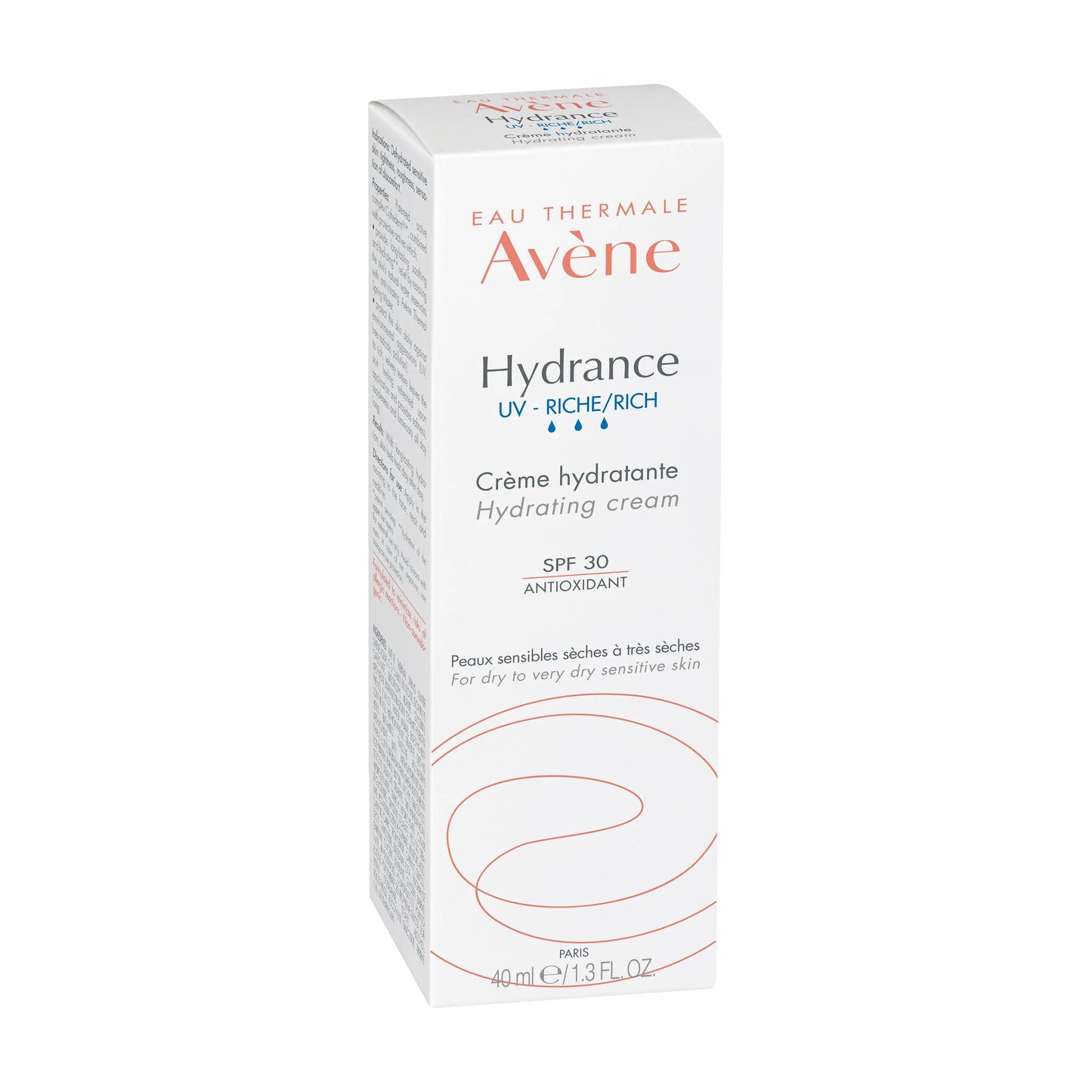 Avène Hydrance Optimale Riche UV 40ml – Hydratation Longue Durée