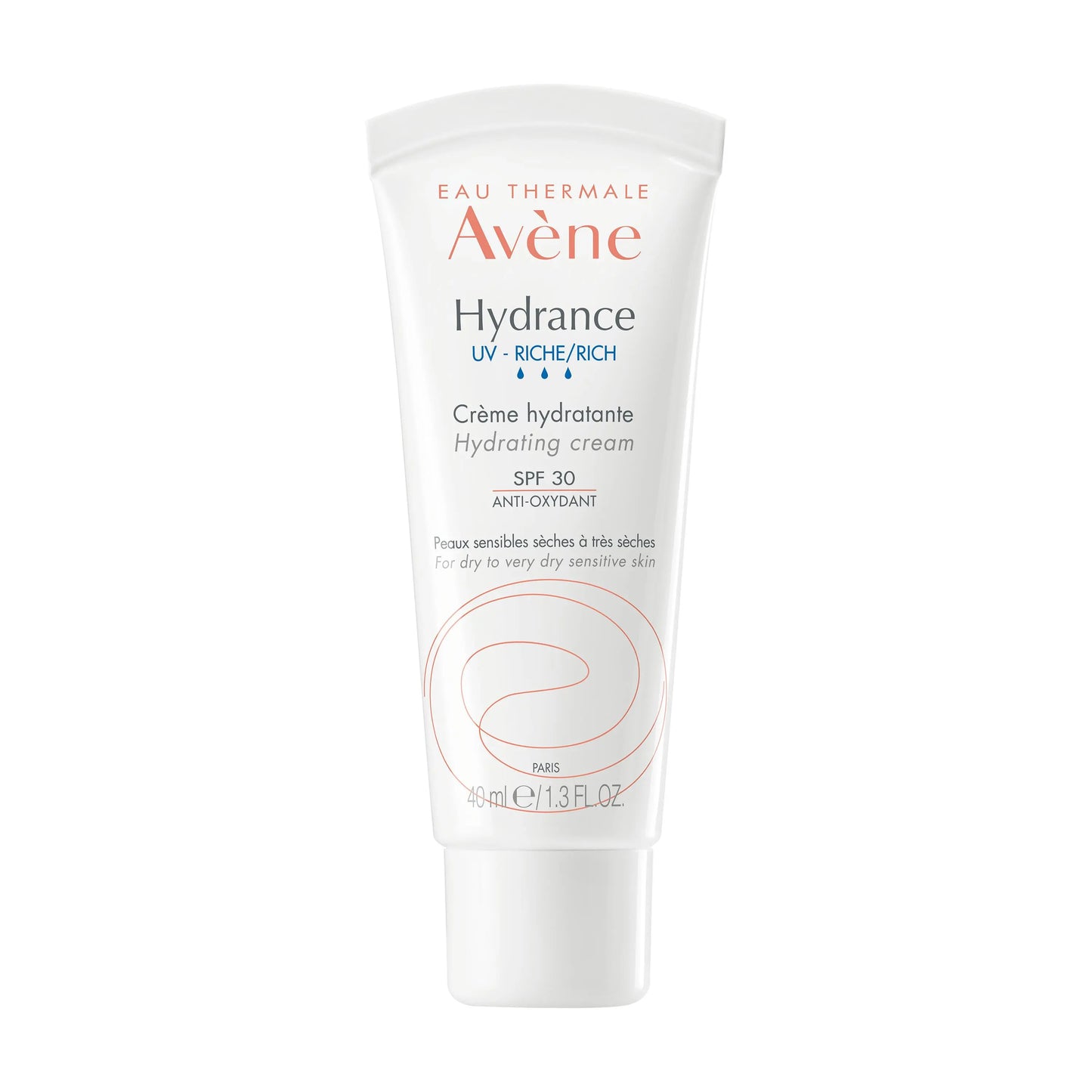 Avène Hydrance Optimale Riche UV 40ml – Hydratation Longue Durée