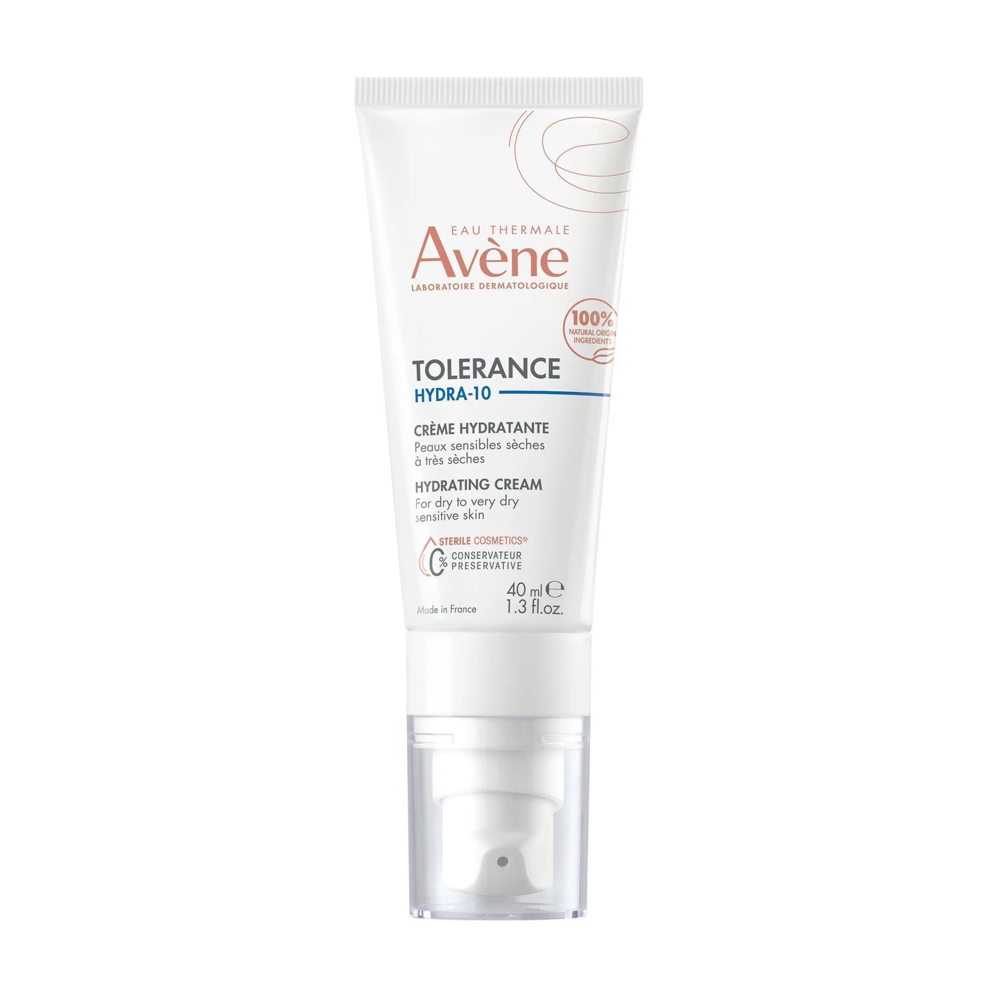 Avène Tolérance Hydra 10 Crème 40ml – Hydratation Naturelle & Douceur