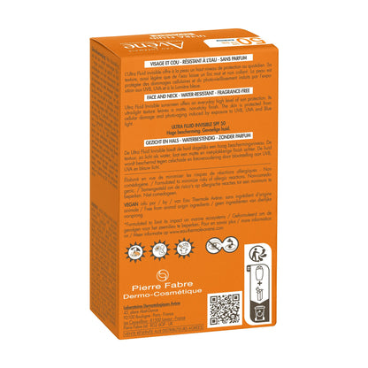 Avène écran Ultra Fluid Invisible SPF50+ 50 ml