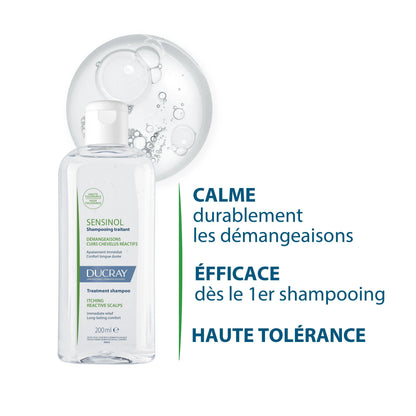 Ducray Sensinol Shampooing Traitant Démangeaisons Cuirs Chevelus Réactifs 200 ml