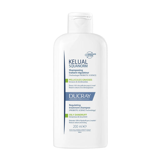 Ducray Squanorm Shampooing Traitant Pellicules Grasses 200 ml