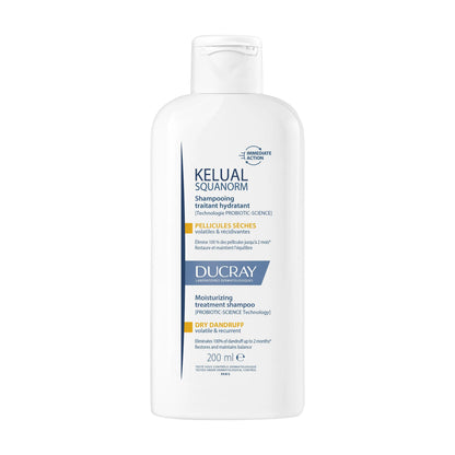 Ducray Squanorm Shampooing Traitant Hydratant Pellicules Sèches 200 ml