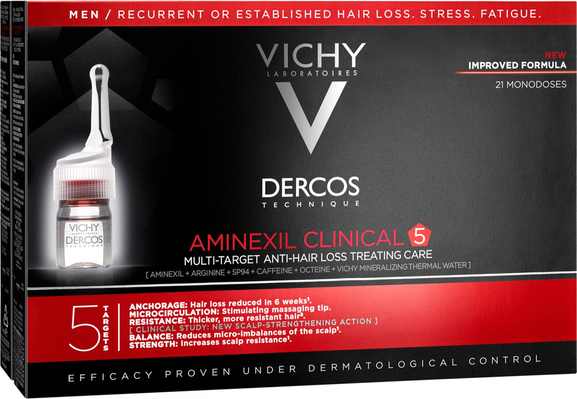 Vichy Dercos Aminexil Clinical 5 Hommes 21x6ml 