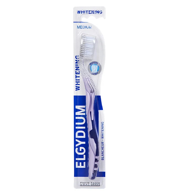 Elgydium BAD Blancheur Medium – Brosse à Dents Anti-taches