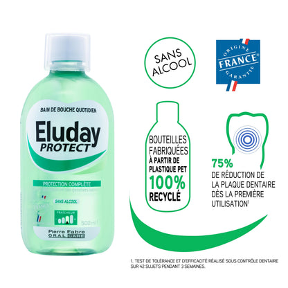 Eluday Intense 500ml – Bain de Bouche Rafraîchissant & Protection Quotidienne