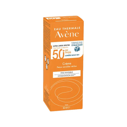 Avène Crème Solaire SPF 50 50ml – Protection Élevée Peaux Sensibles