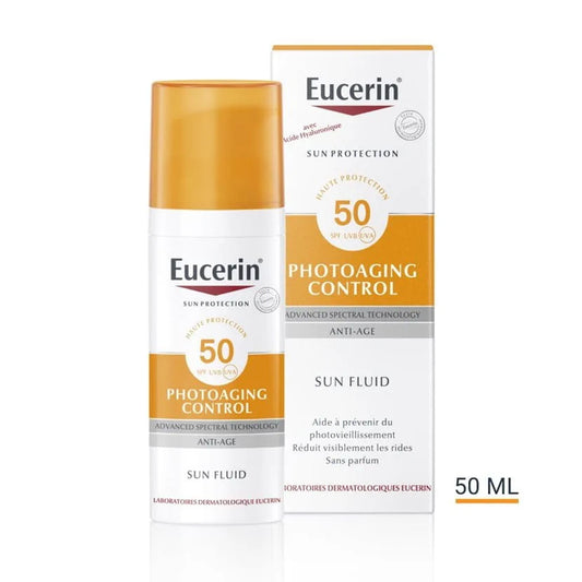 Eucerin Fluide Anti-Âge SPF50+ 50ml – Protection Solaire & Soin Anti-Rides