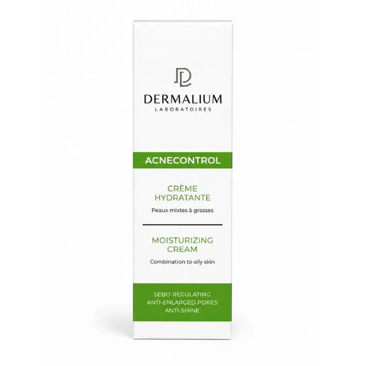 DERMALIUM ACNECONTROL CREME HYDRATANTE PEAUX MIXTES OU GRASSES 50 ML