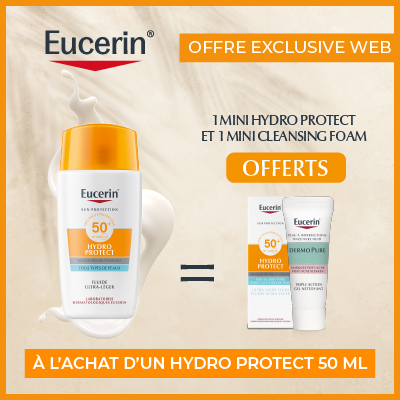 Eucerin Écran Hydro Protect SPF50+ 50ml – Protection Solaire & Hydratation