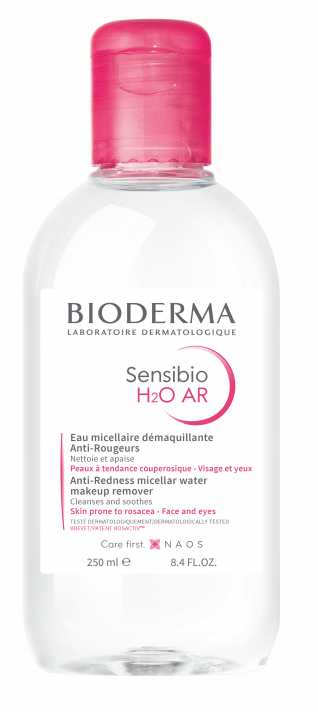 BIODERMA SENSIBIO H2O ANTI-ROUGEUR 250ML