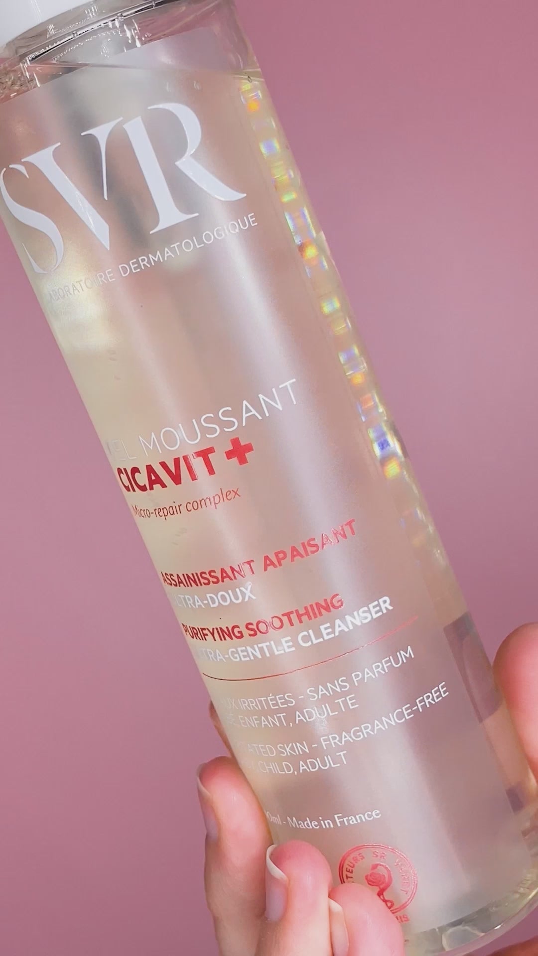 SVR Cicavit Gel Moussant 200 ml – Nettoyant Réparateur