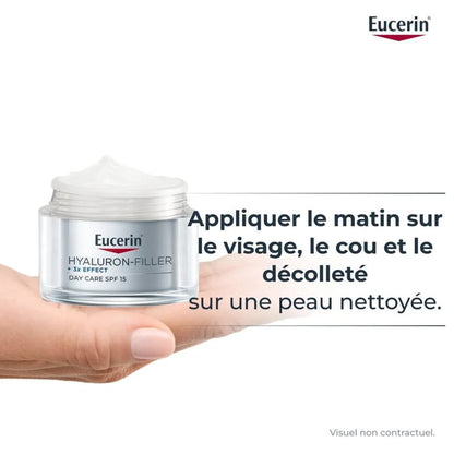 Eucerin Hyaluron-Filler Crème Jour 50ml – Anti-Rides & Hydratation Peau
