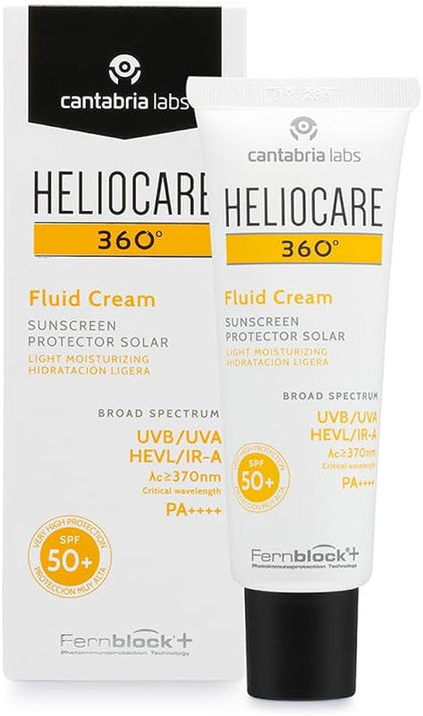 Heliocare 360 Fluid Cream SPF50 50 ml – Protection Solaire Anti-Âge