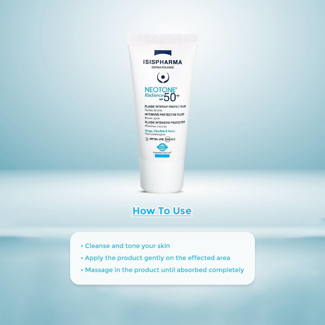 ISISPHARMA Neotone Radiance SPF50 Teinte Claire – Crème solaire teintée SPF50