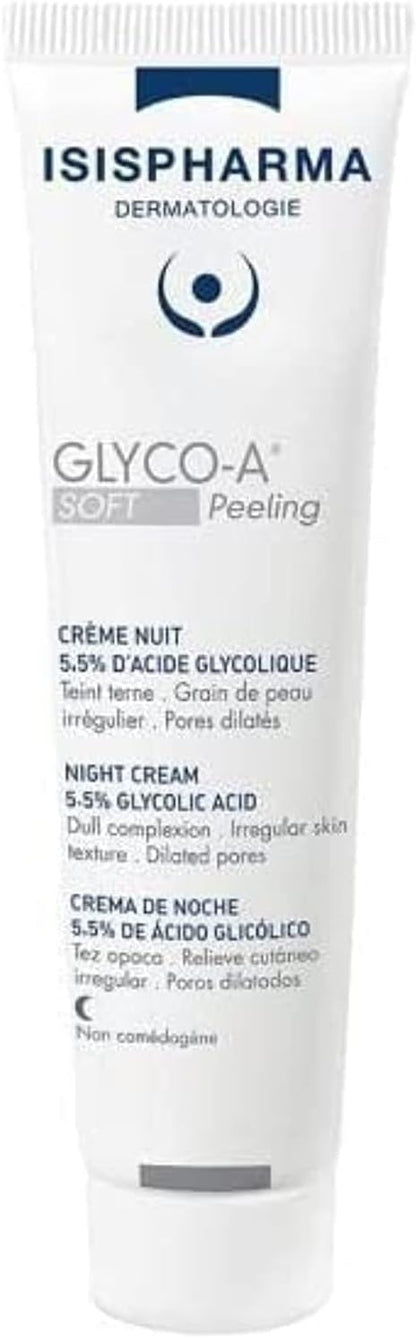 ISISPHARMA Glyco-A Soft 30ml – Crème exfoliante douce