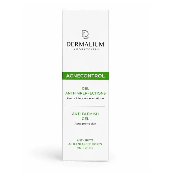 DERMALIUM ACNECONTROL GEL ANTI IMPERFECTIONS PEAUX GRASSES A TENDANCE ACNEIQUE 50ML