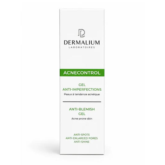 DERMALIUM ACNECONTROL GEL ANTI IMPERFECTIONS PEAUX GRASSES A TENDANCE ACNEIQUE 50ML