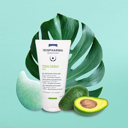 ISISPHARMA Teen Derm Gel 150ml – Nettoyant purifiant peau grasse