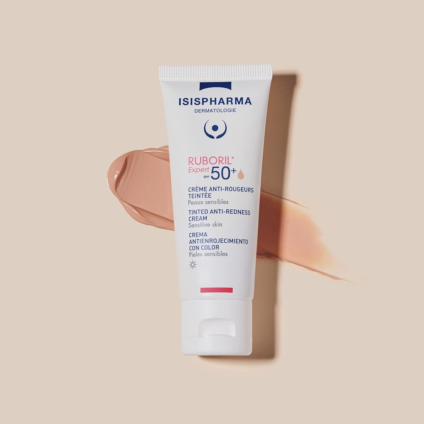 ISISPHARMA Ruboril Expert SPF50+ – Crème solaire anti-rougeurs