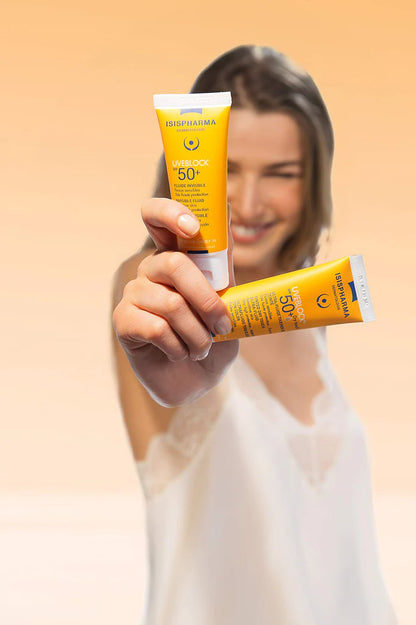 ISISPHARMA Uveblock 50 Dry Touch Invisible – Écran solaire invisible SPF50+
