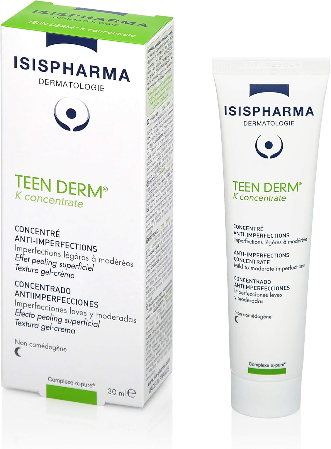 ISISPHARMA Teen Derm K Concentrate – Soin intensif acné