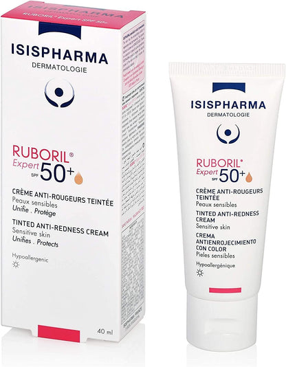 ISISPHARMA Ruboril Expert SPF50+ – Crème solaire anti-rougeurs