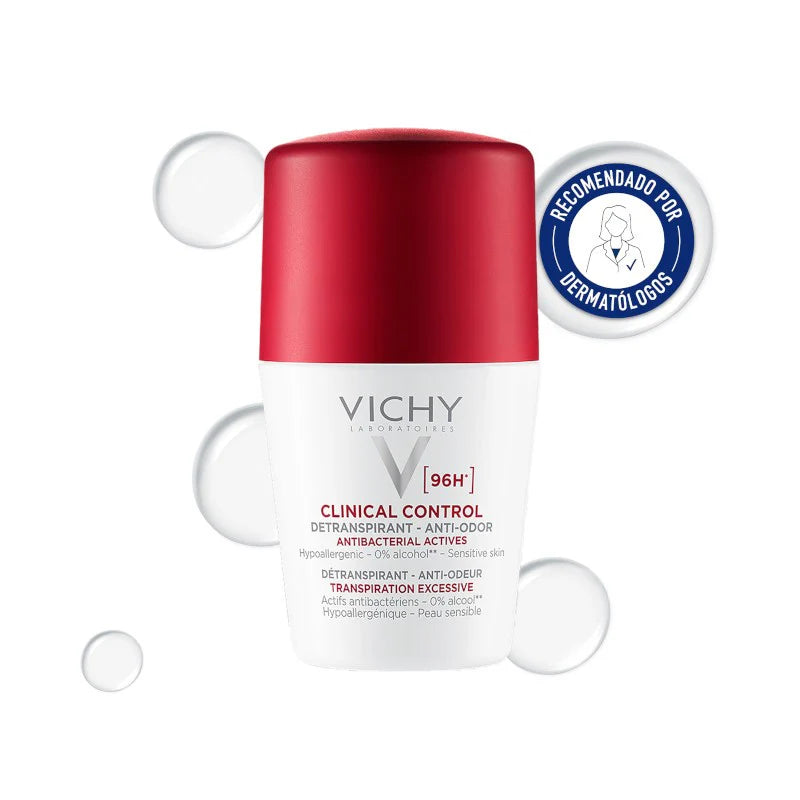 Vichy Déodorant Clinique Contrôle 96h Roll-on 50ml 
