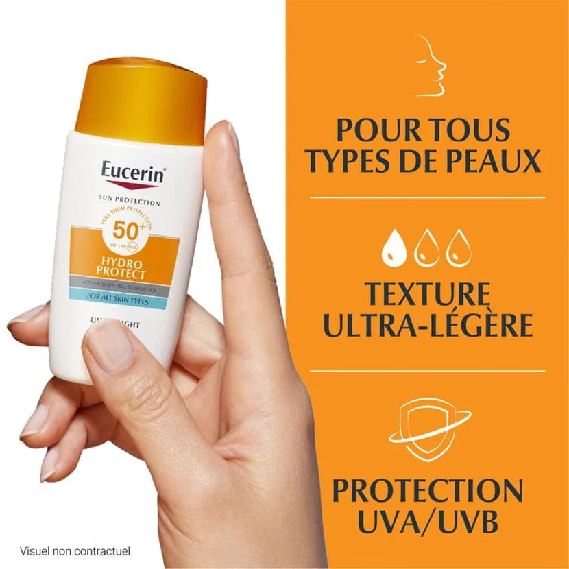 Eucerin Écran Hydro Protect SPF50+ 50ml – Protection Solaire & Hydratation