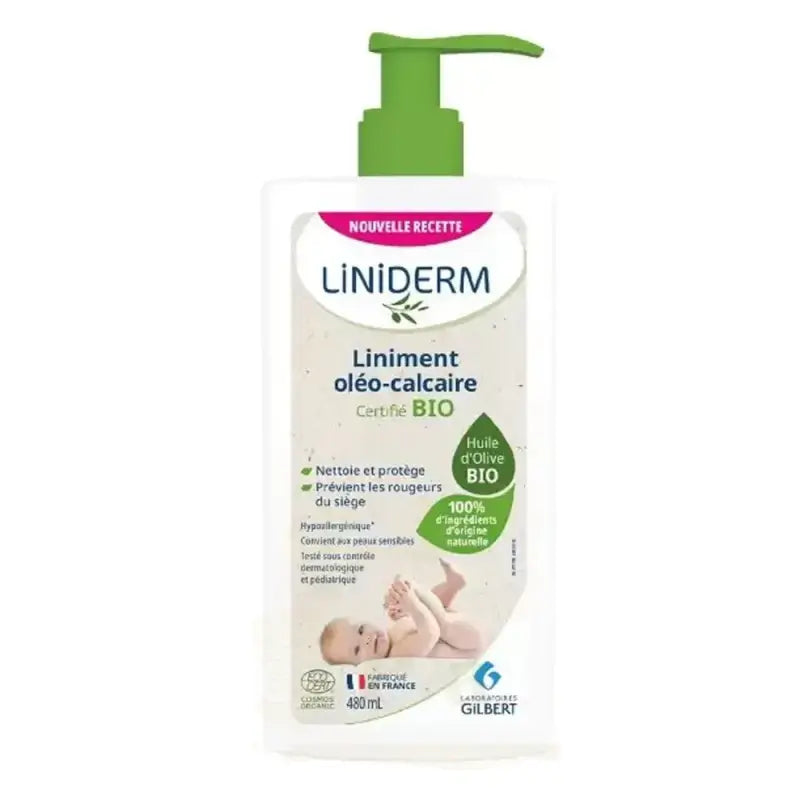 Gilbert Liniderm Liniment oléo-calcaire stabilisé pompe 480ML