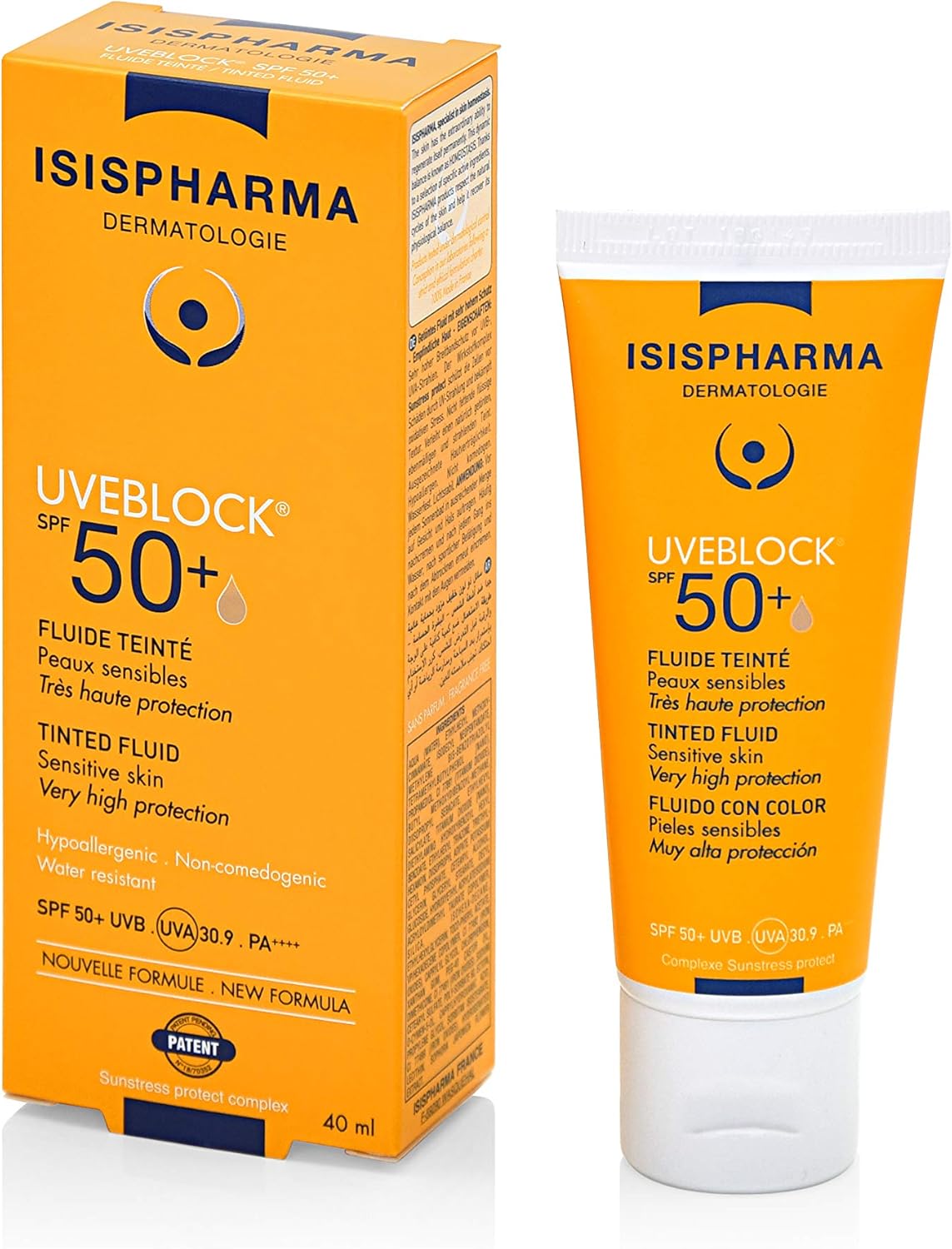 ISISPHARMA Uveblock 80 Teinte – Crème solaire haute protection SPF80
