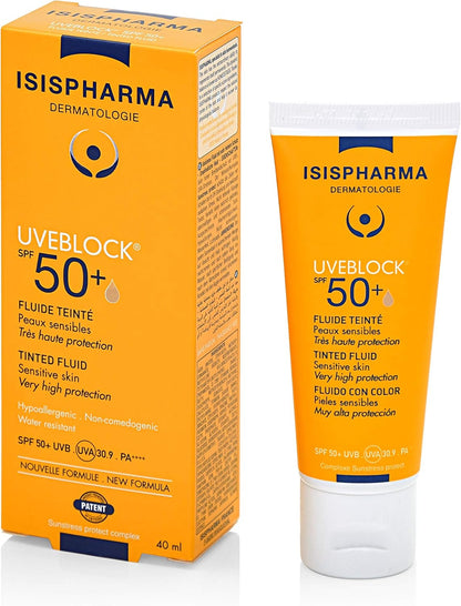 ISISPHARMA Uveblock 80 Teinte – Crème solaire haute protection SPF80