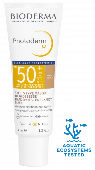 Bioderma Photoderm M SPF50+ Doré 40 ml – Teint Chaud & Unifié
