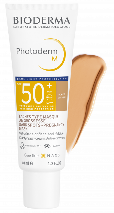 Bioderma Photoderm M SPF50+ Doré 40 ml – Teint Chaud & Unifié