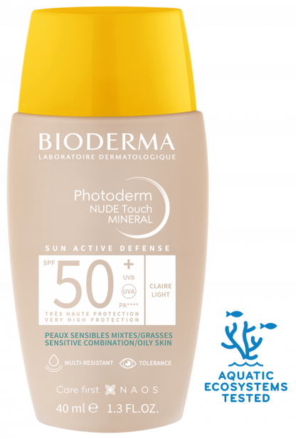 Bioderma Photoderm Nude Touch SPF50+ Claire 40 ml – Effet Peau Nue