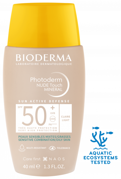 Bioderma Photoderm Nude Touch SPF50+ Claire 40 ml – Effet Peau Nue