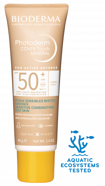 Bioderma Photoderm Cover Touch Doré SPF50+ 40 g – Maquillage Haute Couvrance