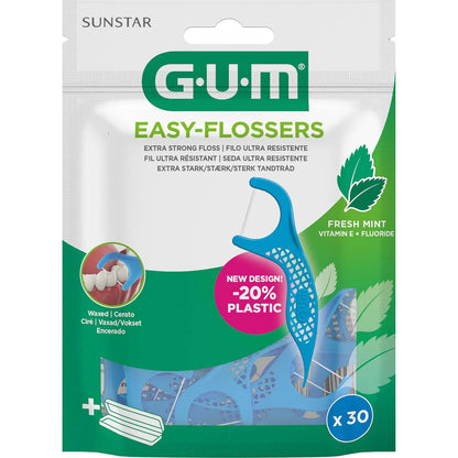 GUM EASY FLOSSER MENTHOLE CIRE REF 890