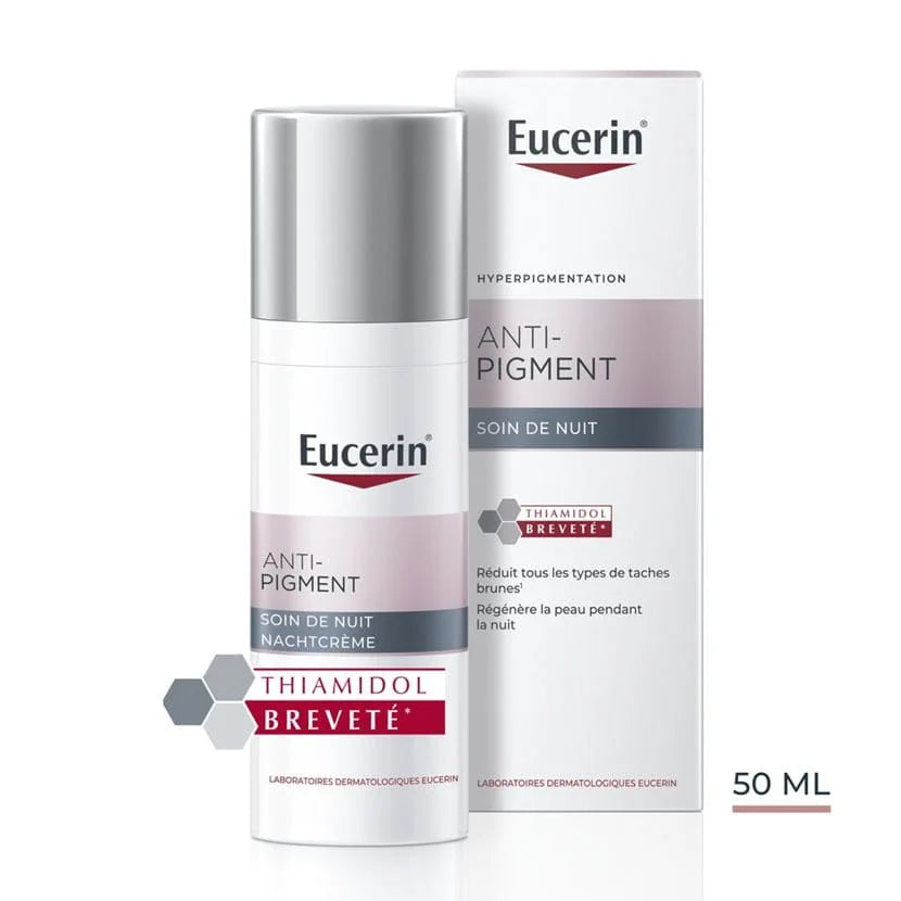 Eucerin Anti-Pigment Soin de Nuit 50ml – Réduction des Taches & Éclat de Peau