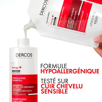 Vichy Dercos Energy+ Shampooing Énergisant 400ml Chute de Cheveux