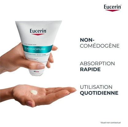 Eucerin DermoPurifyer Crème Corps Triple Action 200ml – Anti-Imperfections & Hydratation