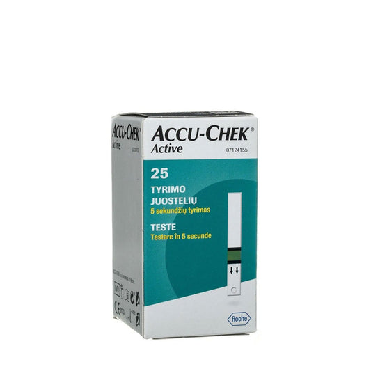 ACCU CHEK ACTIVE BANDELETTE 25/
