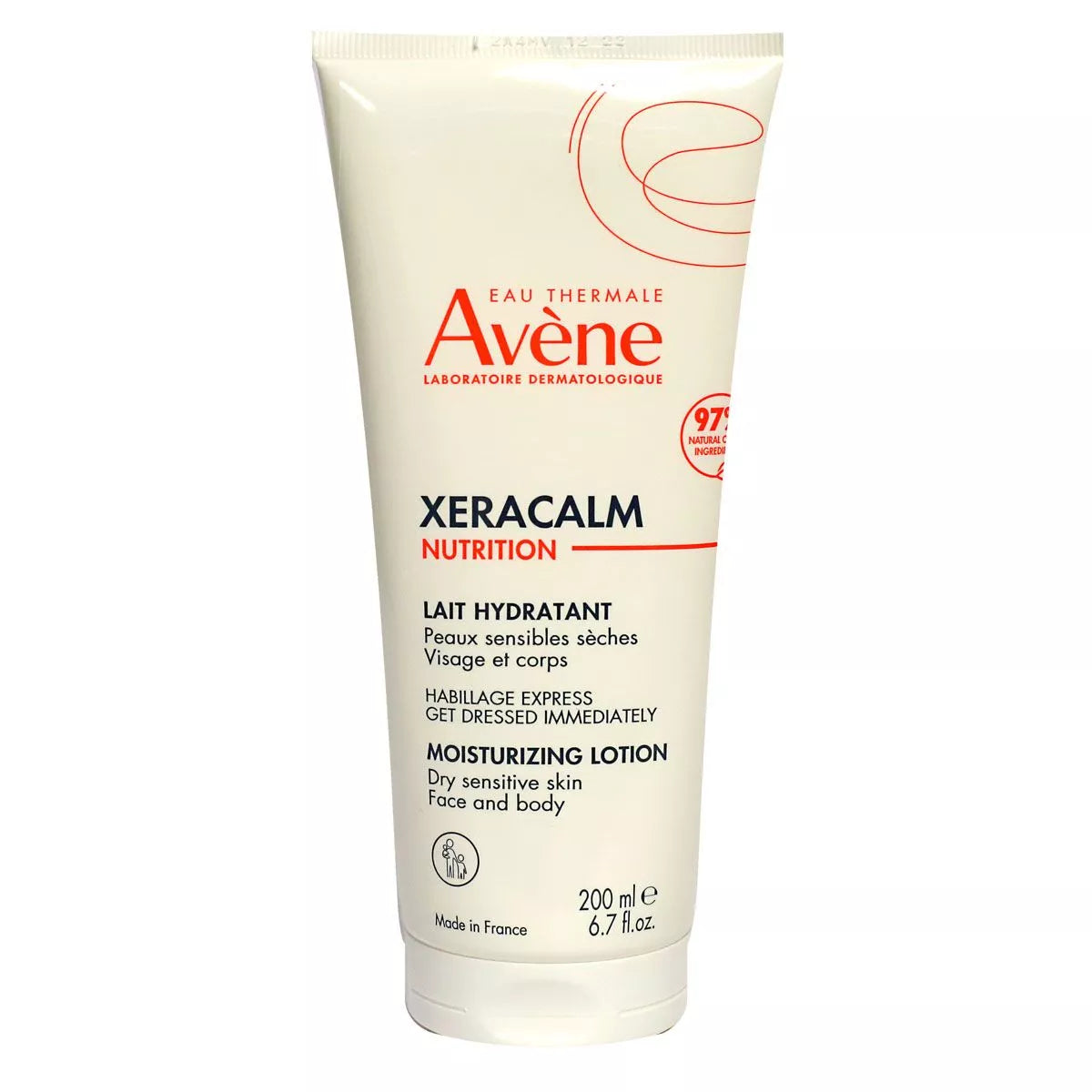 Avène XeraCalm Nutrition Lait Hydratant 200ml – Hydratation Quotidienne Corps