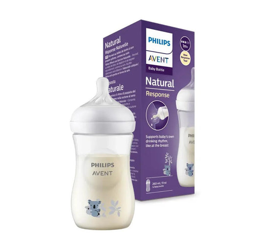 AVENT BIBERON NATURAL 3.0 TEAT 1M+ 260ML DECO KOALA