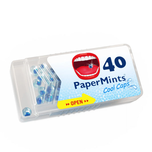 PAPERMINTS Cool Caps Menthe 40 Unités