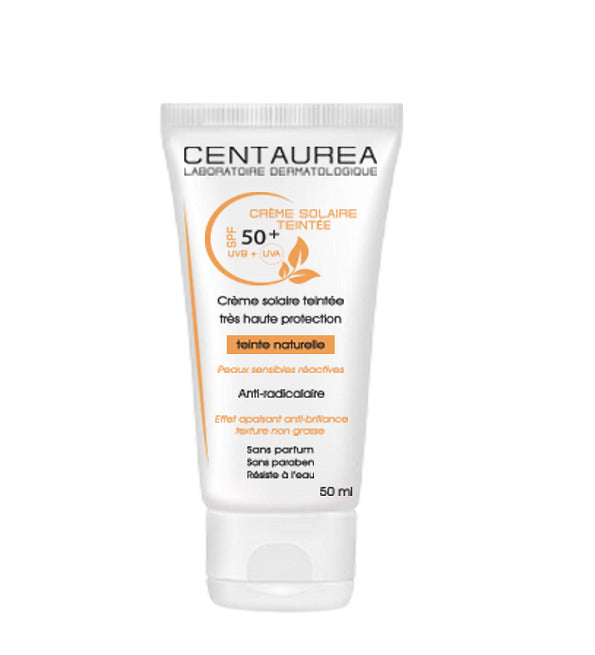 CENTAUREA CREME SOLAIRE TEINTEE SPF50+